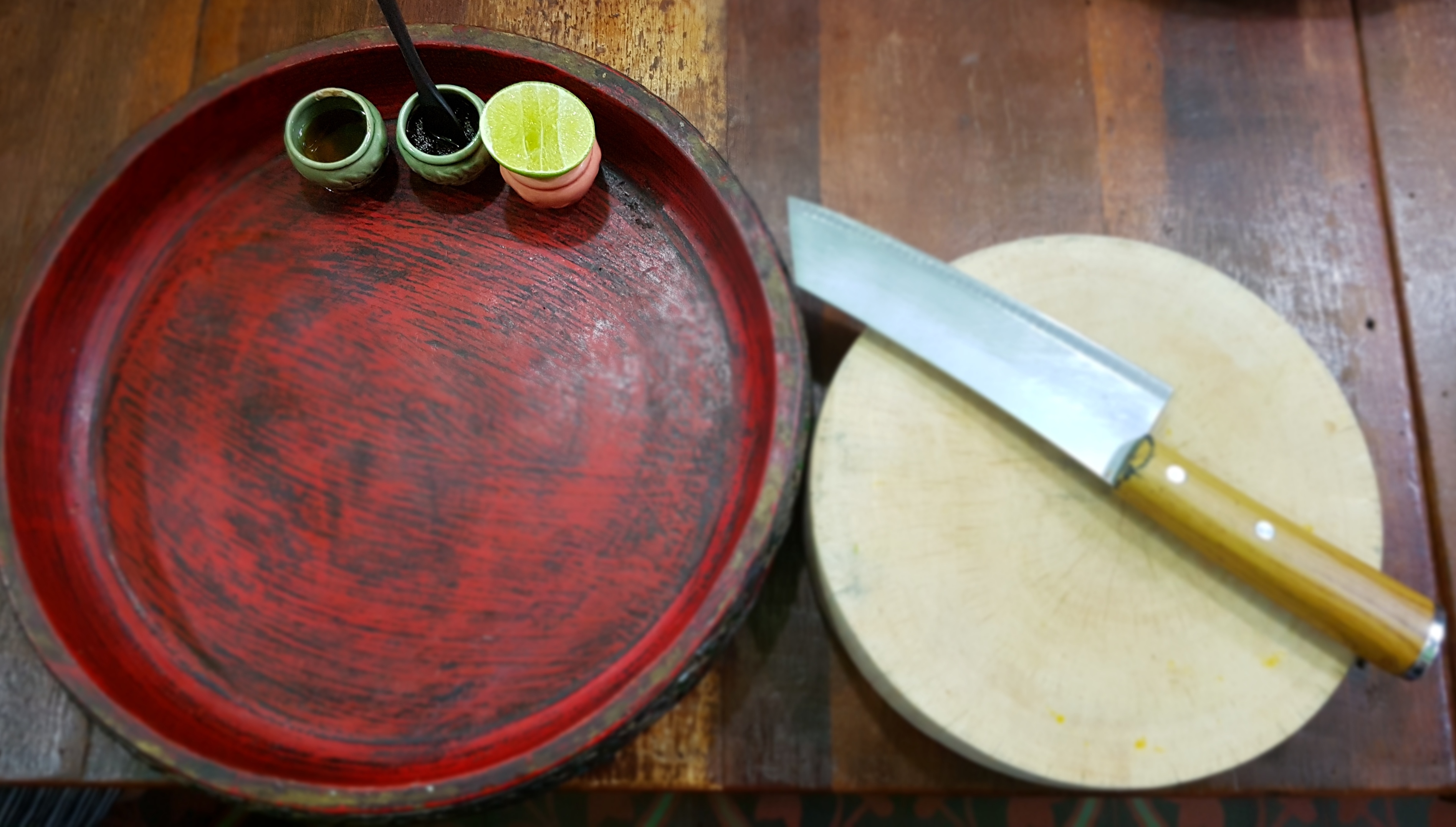 Giant knife Trazy - Thailand Silom Thai Cooking School Class in Bangkok!